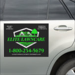 Professional Lawn Care Service Car Magnet<br><div class="desc">Professional lawn care service auto magnet with your personalized text,  change the text yourself when ordering</div>