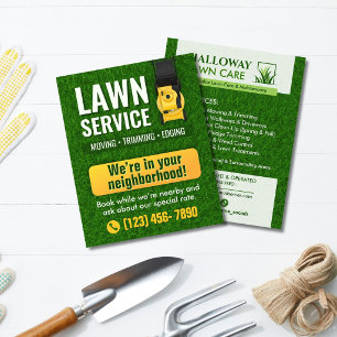 Professional Lawn Care Service Flyer