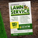 Professional Lawn Care Service Flyer<br><div class="desc">Promote your lawn care or landscaping business with this professionally designed flyer, perfect for showcasing your services in a clear and eye-catching way. The original layout features bold text, clean structure, and room for your business details, making it ideal for small business owners who want to make a lasting impression....</div>