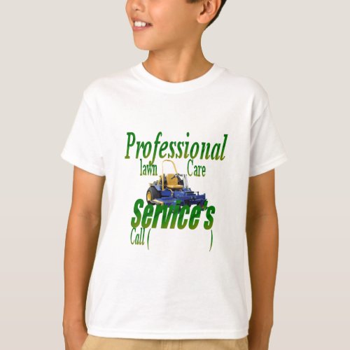 Professional lawn care services T_Shirt