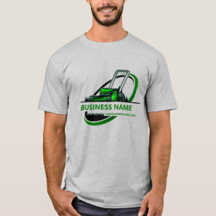 Professional Lawn Mowing Landscaping Custom Logo T-Shirt