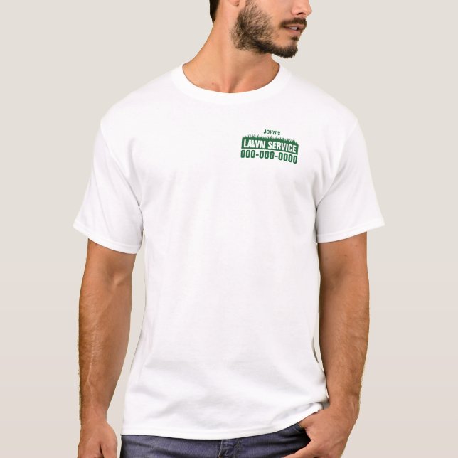 Professional Lawn Service Light Colors T-Shirt (Front)