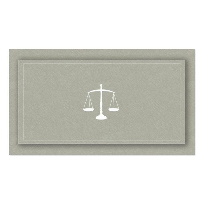 Professional Lawyer Business Cards in Beige