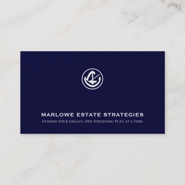 Professional Legal Business Card (Front)