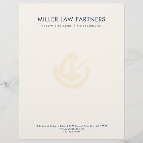 Professional Legal Business Letterhead