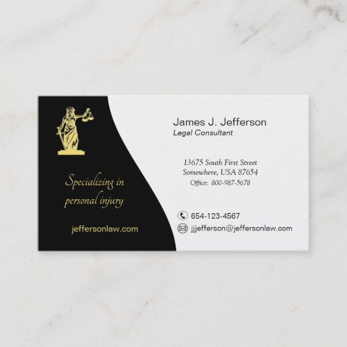 Professional Legal Consultant Business Card