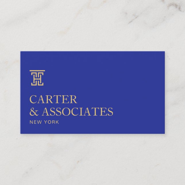 Professional Legal Consultant Business Name Card (Front)
