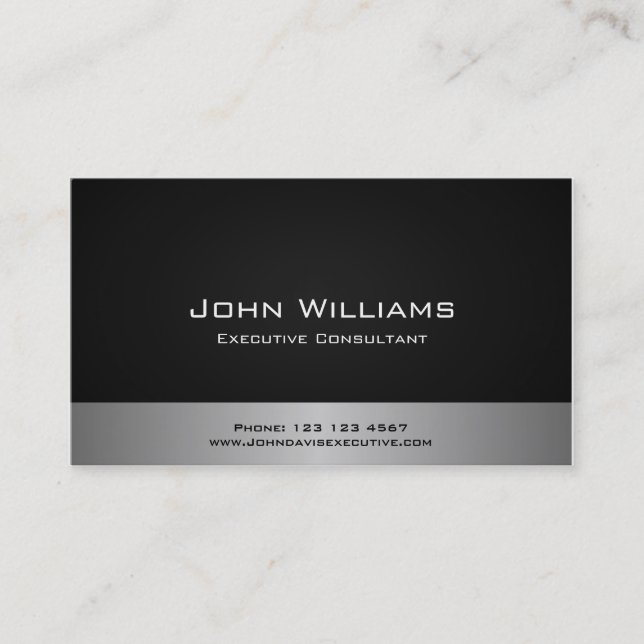 Professional legal consultant right administrator business card (Front)