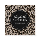 Professional Leopard Print Hair Stylist