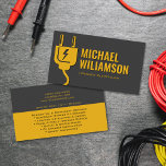Professional Licensed Electrician Electrical Work Business Card