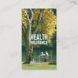 Professional Life Insurance Agent Business Card