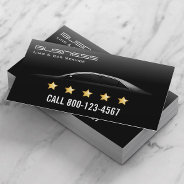 Professional Limo & Taxi Service 5 Stars Business Card at Zazzle
