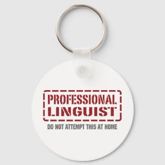 Professional Linguist Keychain