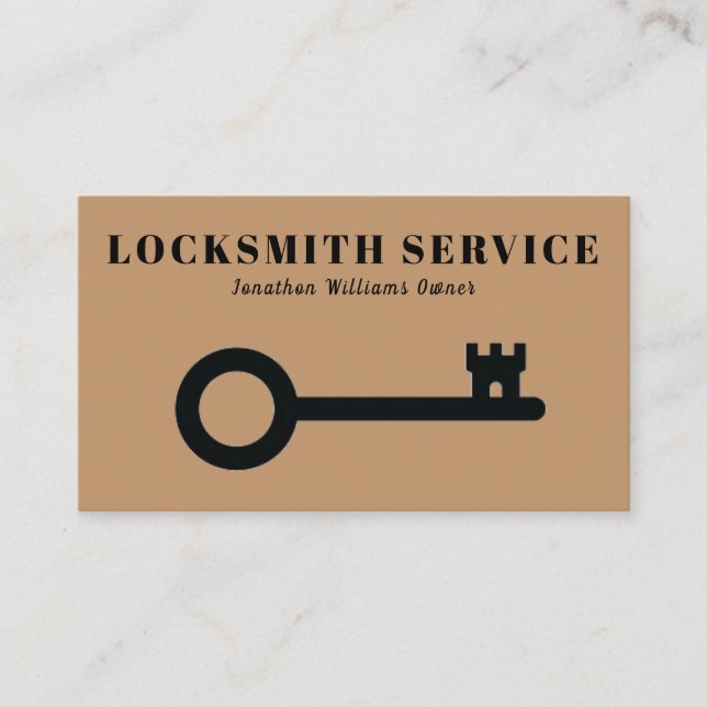 Professional Locksmith Service Business Card