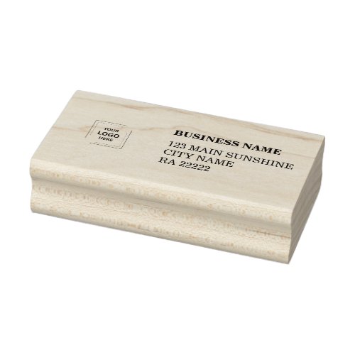 Professional Logo Address Branding Design Rubber Stamp