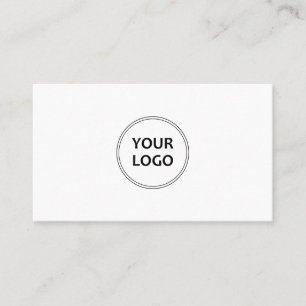 professional logo black white business card