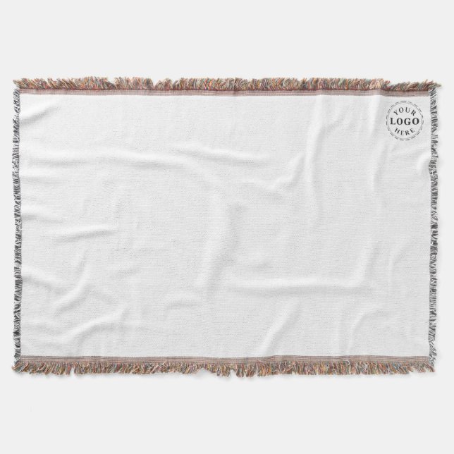 Professional Logo Blanket – Custom Branding (Front)