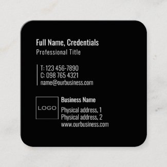 Professional Logo Elegant Modern Minimal Black    
