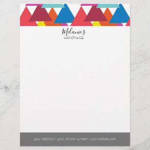 Professional Logo - Geometric Bold Triangular Letterhead