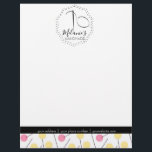 Professional Logo Letterhead-Tailor Seamstress Letterhead<br><div class="desc">Shop Professional Letterhead Pattern Stationary designed by Dream Big Digital Design</div>