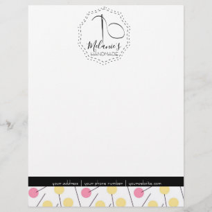 Professional Logo Letterhead-Tailor Seamstress Letterhead