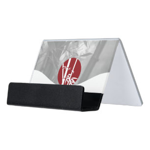 Professional Logo Life Coach  Desk Business Card Holder
