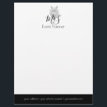 Professional Logo - Minimalist Event Planner Letterhead<br><div class="desc">Shop Professional Letterhead Pattern Stationary designed by Dream Big Digital Design</div>