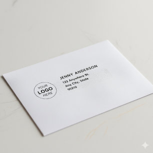 Professional Logo Modern Business Return Address  Self-inking Stamp