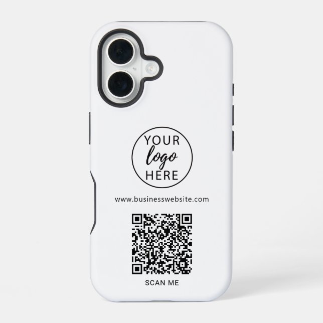 Professional Logo QR Code Iphone Case (Back)