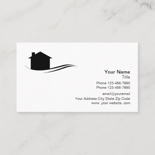 Professional Logo Real Estate Business Card