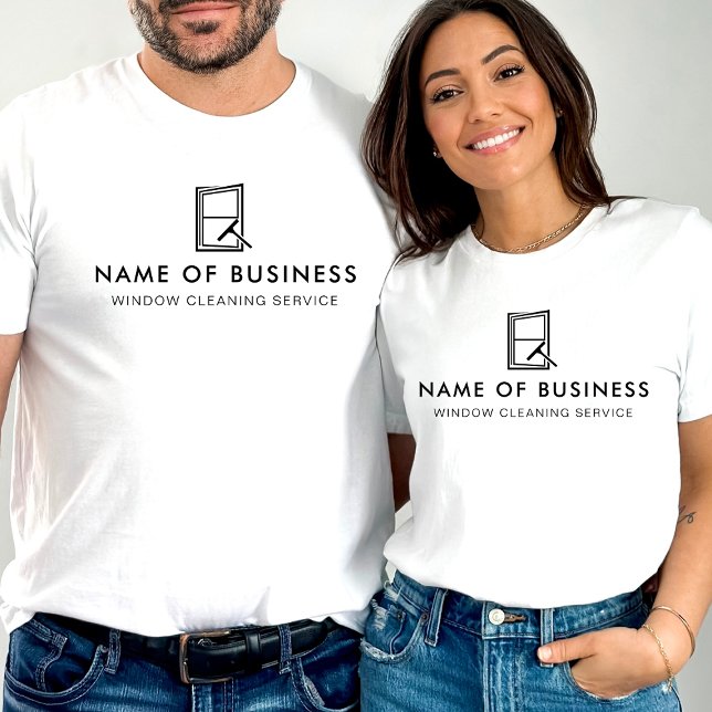 Professional Logo Window Cleaning Service T-Shirt (Creator Uploaded)