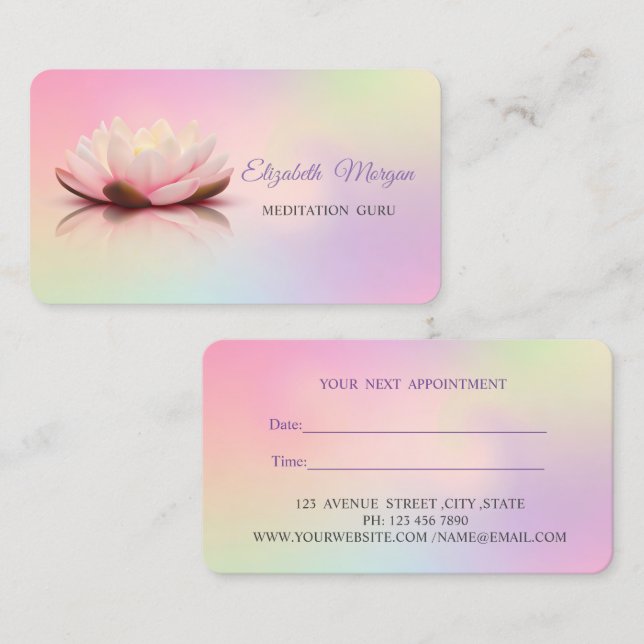 Professional Lotus Holographic Ombre Appointment (Front/Back)