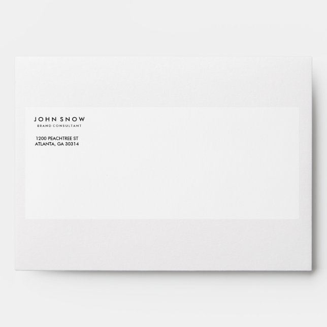 Professional Luxe Business Envelope (Front)