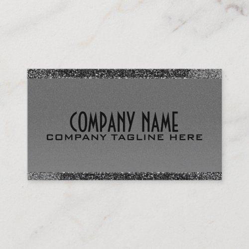 Professional Luxe Minimalist Black Marble   Business Card