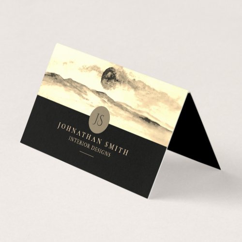 Professional Luxurious modern Goden Watercolor Business Card