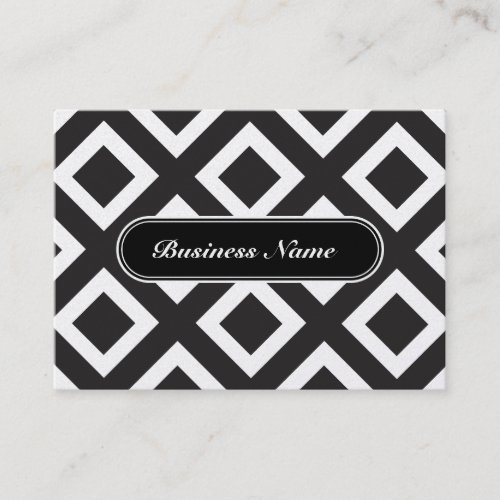 Professional Luxury Graphic Square Pattern Business Card