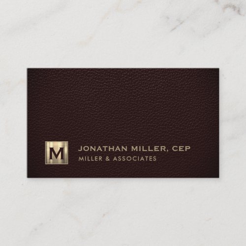 Professional Luxury Initial Logo Business Card