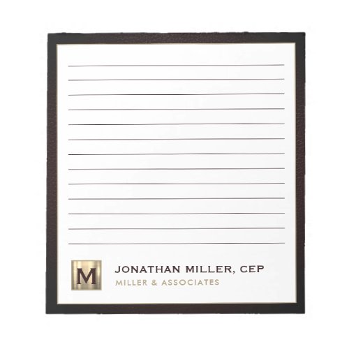 Professional Luxury Lined Notepad