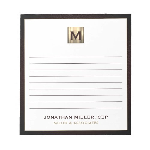 Professional Luxury Lined Notepad