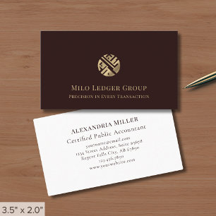 Professional Luxury Logo Business Card