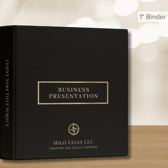 Professional Luxury Presentation Binder (Creator Uploaded)