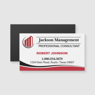 Professional Magnetic Business Card with Logo
