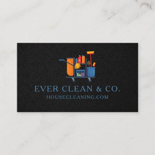  Professional Maid  House Cleaning Business Card