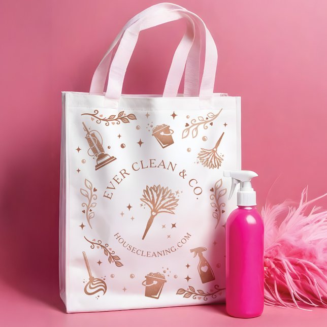 Professional Maid & House Cleaning Tools/Supplies Grocery Bag (Professional Maid & House Cleaning Tools/Supplies Grocery Bag)