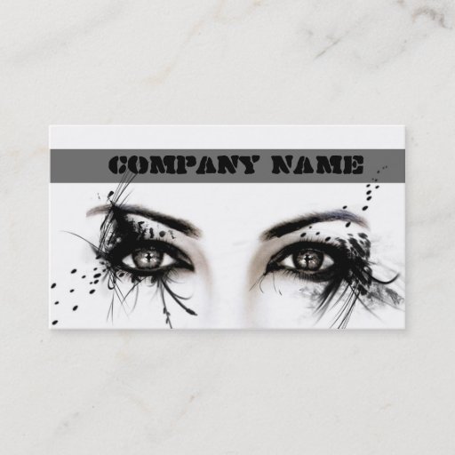Customizable Professional Make-Up Artist / Makeup Business Card