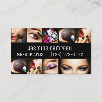 Professional Makeup Artist Beauty Salon Business Card by ArtisticEye at Zazzle