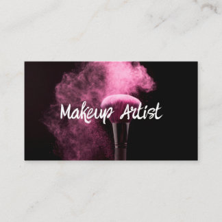Professional Makeup Artist  Business Card