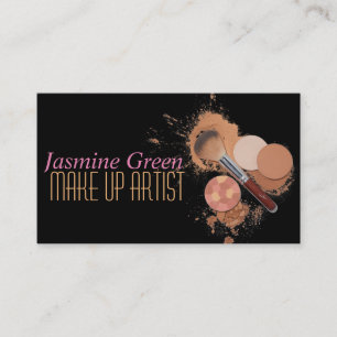 Professional Makeup Artist Business Card
