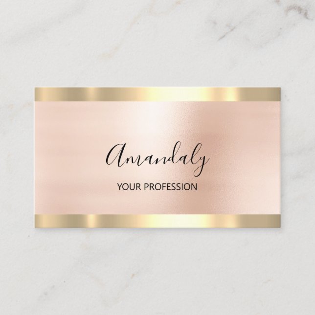 Professional Makeup Artist Esthetician Lashes Business Card (Front)