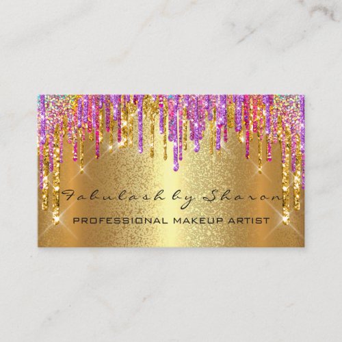 Professional Makeup Artist Event Wedding Planner Business Card